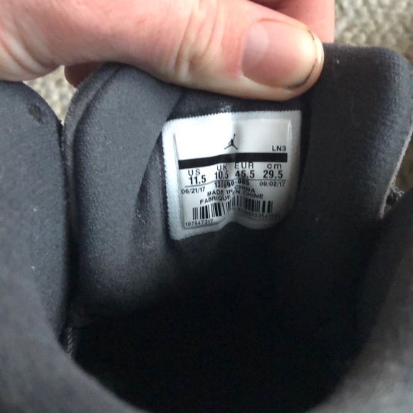 dark grey retro 12’s - Picture 6 of 8